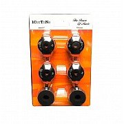 1CorToNe Cymbal Pad Quick release with Pad, Black