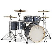 DW Design 6 Piece Drum Set, Blue Slate