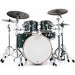 DW Design 6pc Drum Kit, Strata Green