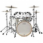 DW Design 6pc Drum Kit, Gloss White