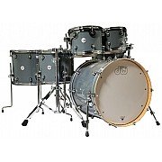 DW Design 6pc Drum Kit, Steel Grey