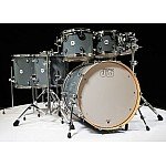 DW Design 7pc Drum Kit, Steel Grey