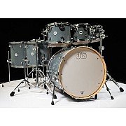 DW Design 7pc Drum Kit, Steel Grey