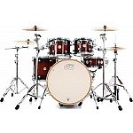 DW Design 7pc Drum Kit, Tobacco Burst