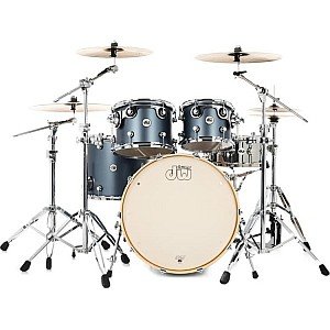 DW Design 5pc Drum kit, Blue Slate