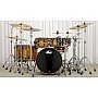 DW Collector's 7 Piece Drum Kit Exotic Series, Ebony Ivory with Hardware