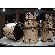 DW Collector's Natural Satin Gold Hardware SSC 7 Piece Drumset