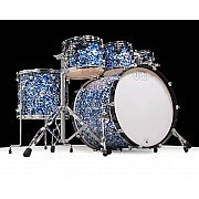 DW Design 5pc Drum kit with Hardware without Throne, Blue Lightning Limited Edition 