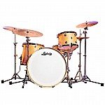 Ludwig Continental Pro Beat Plus LCO5044NDIR Natural Maple 4 Piece Drum Kit with Throne 
