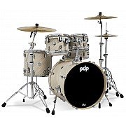 PDP Concept Maple PDCM2215TI Twisted Ivory Covering 5 Piece Drum Kit