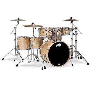 PDP Concept Maple PDCM2217NA Natural Lacquer 7 Piece Drum Kit