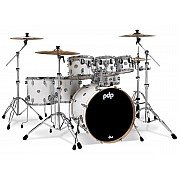 PDP Concept Maple PDCM2217PW 7pc Drum Set, Pearlescent White Lacquer