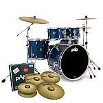 PDP Mainstage Kit PDMA2215 5 Piece Drum Set + Cymbal Paiste 101