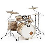 Pearl Decade Maple DMP 925S/C 889 with HWP834 Hardware Set 5 Piece Drum Set, Gloss Exotic Maple