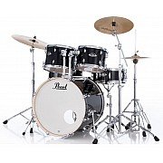 Pearl Export Exx726 SPN/C 6 Piece Drum Set, Jet Black