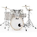 Pearl Export Exx726 SPN/C 6 Piece Drum Set, Slipstream White