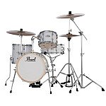 Pearl Midtown MT564C33 4 Piece Drum Set with Hardware, Pure White