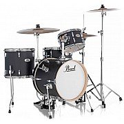 Pearl Midtown MT564C752 4 piece Drumset with Hardware, Matte Asphalt Black