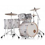 Pearl Professional Maple 7 Piece Drum Set, White Marine Pearl
