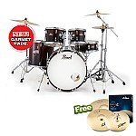 Pearl Roadshow RS525SB/C 5-Piece Drum Set + Cymbals Zildjian Planet Z