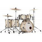 Pearl Session Studio Select 6 Piece Drum Set, Nicotine White Marine