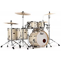 Pearl Session Studio Select 6 Piece Drum Set, Nicotine White Marine