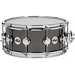 DW Collector's DRVB0814SVC 14"x8" with 1mm Black Nickel Over Brass Snare Drum