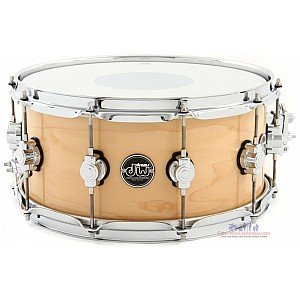 DW DRPL6514SSNA NAT Performance Series Snare Drum, Natural Lacquer