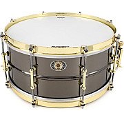 Ludwig Black Beauty LB417BT 6.5"x14" Hammered Brass Tube Lugs Snare Drum