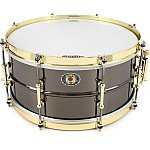 Ludwig Black Beauty LB417 6.5"x14" Snare Drum - Hammered Tube Lugs