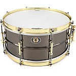 Ludwig LB417 Black Beauty Snare Drum - 6.5" x 14" Hammered Tube Lugs