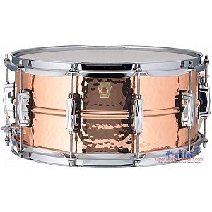 Ludwig Copper Phonic LC662K 14x6.5 Hammered Copper Snare Drum (with Imperial)