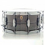 Ludwig Black Beauty Hammered Brass LB417K 6.5"x14" Imperial Lug Snare Drum 