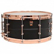 Ludwig Black Beauty LB427TDC 6.5"x14" Snare Drum - Brass Tube Lugs