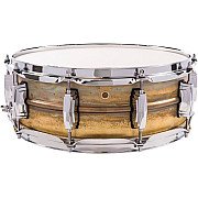 Ludwig Black Beauty Raw Brass LB454R 5"x14" Imperial Lugs Snare Drum 