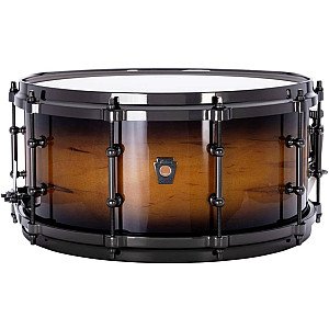 Ludwig Exotic Select LS403TDP2 Ambrosia Maple 6,5"x14" Snare Drum, Black Gold Burst
