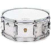 Ludwig Legacy Mahogany Jazz Fest 5.5"x14" Snare Drum, White Marine Pearl