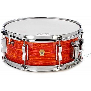 Ludwig Legacy Mahogany Jazz Fest 5.5"x14" Snare Drum, Mod Orange