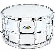 Ludwig Supralite LU814SL 8"x14" Steel Snare Drum 