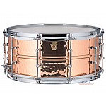 Ludwig LC662K Copperphonic Snare Drum - 6.5" x 14" Hammered Imperial Lugs