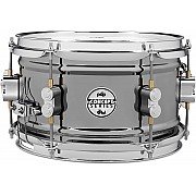PDP PDSN0610BNCR Concept Series Black Nickel Over Steel 6x10" Snare Drum, Black Nickel