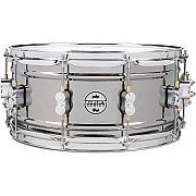 PDP PDSN6514BNCR Concept Series Black Nickel Over Steel 6.5x14" Snare Drum, Black Nickel