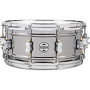 PDP PDSN6514BNCR Concept Series Black Nickel Over Steel 6.5x14" Snare Drum, Black Nickel