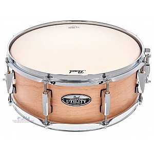 Pearl MUS1455M 14"x5.5" Modern Utility Snare Drum (Matte Natural-Satin Black-Ice Blue Oyster)