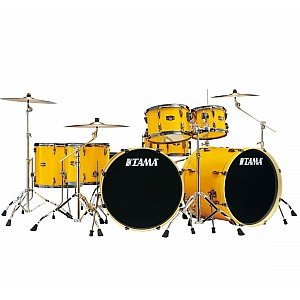 Tama Imperial Star IP72ZH9WBN-ELY Ltd Edition 7 Piece Drumset Inspired By Lars Ulrich, Electric Yellow
