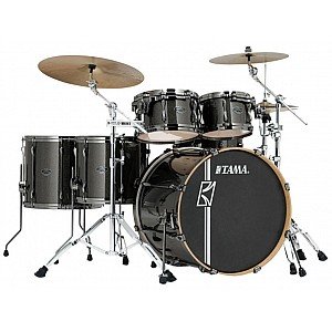 Tama Superstar Hyperdrive Maple MK62HZBNS-MGD 6 Piece Drum Set, Midnight Gold Sparkle