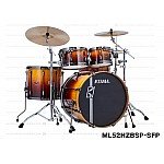 Tama Superstar Hyperdrive ML52HZBSP SFP Limited 5-Piece Drum Kit, Sunset Fade Lacebark Pine