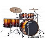 Tama Superstar Hyperdrive ML62HZBSP SFP Limited 6 Piece Drum Kit, Sunset Fade Lacebark Pine