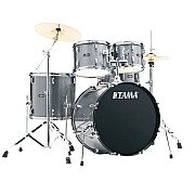 Tama Stagestar ST52H6C CSS 5 Piece Drum Set with Cymbals, Cosmic Silver Sparkle
