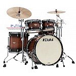 Tama Starclassic Maple ME42TZSV-TBV 6 Piece Drum Set, Tobacco Sunburst Movingui